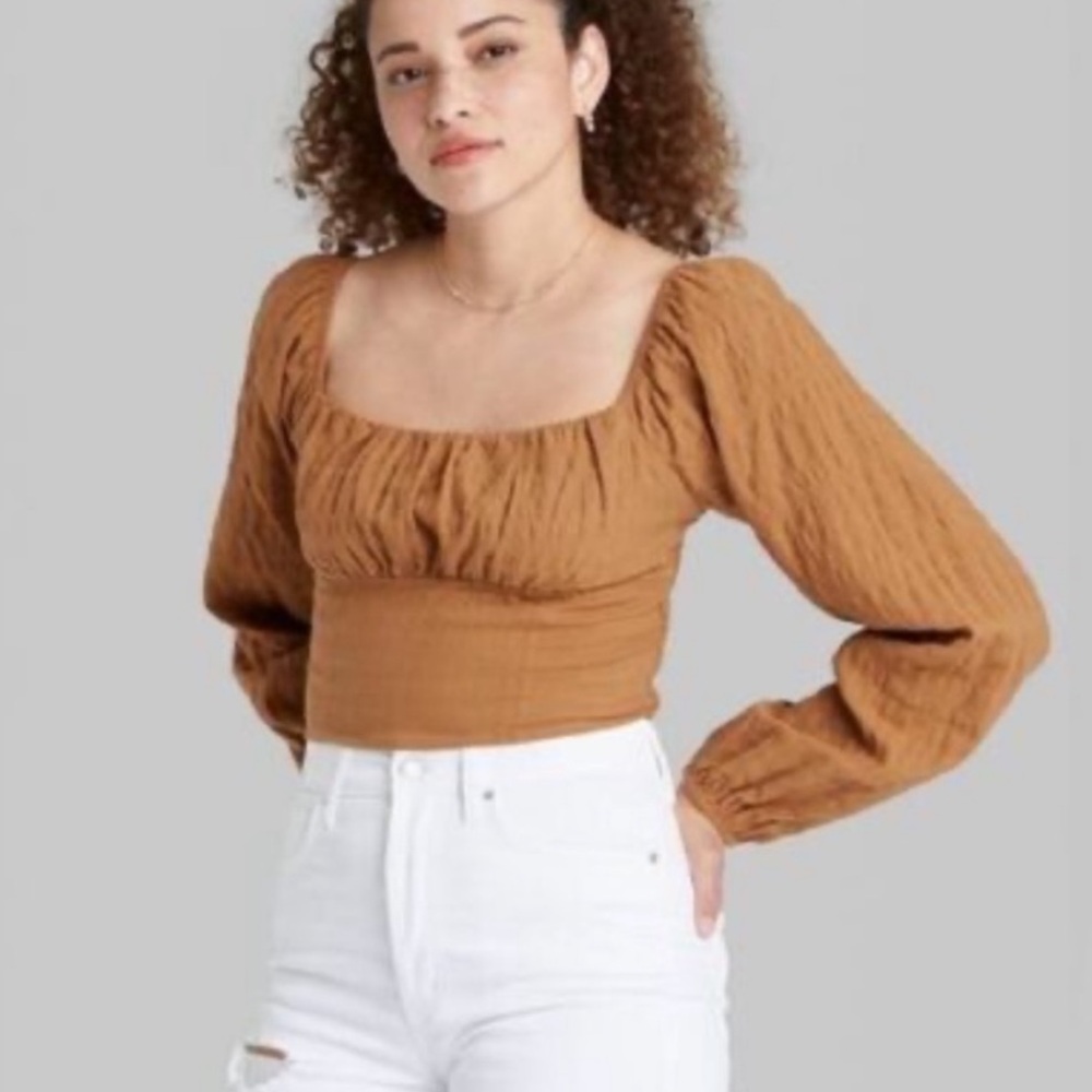 Wild Fable Bustier Crop Top Womens size Medium